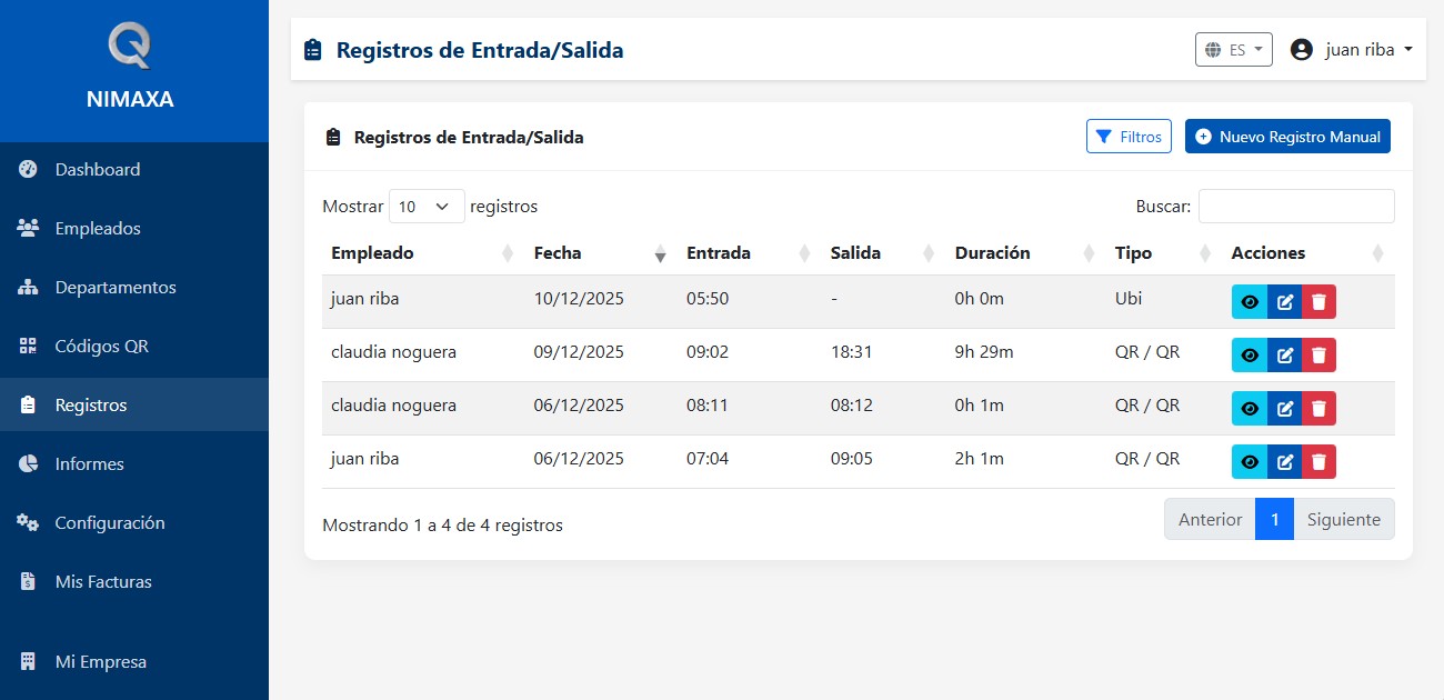 QR Pleyade Registros