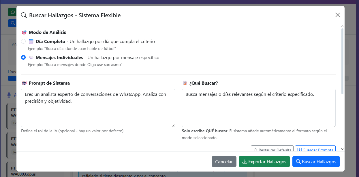 Wanalytics Hallazgos
